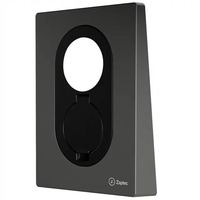 Zaptec Go laddbox i färgen Rock Grey grå